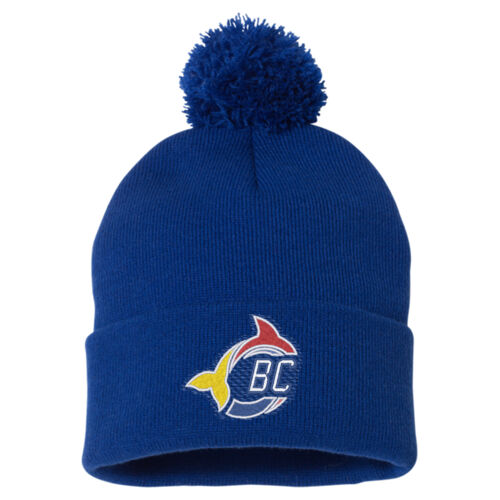Sportsman Adult Ring Fin Embroidered Pom-Pom Toque Thumbnail