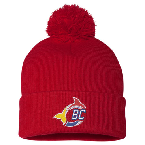Sportsman Adult Ring Fin Embroidered Pom-Pom Toque Thumbnail
