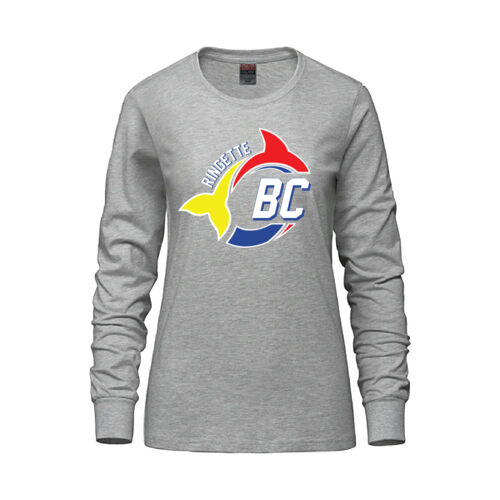 Breeze Women's Ring Fin Crest Printed Long Sleeve Thumbnail