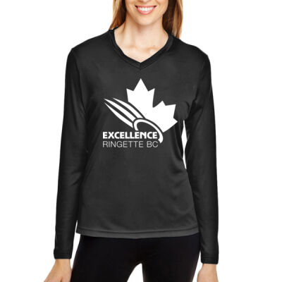 Team 365 Women's Excellence Ringette Crest Printed Long Sleeve Thumbnail
