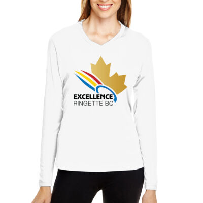 Team 365 Women's Excellence Ringette Colourful Crest Printed Long Sleeve Thumbnail