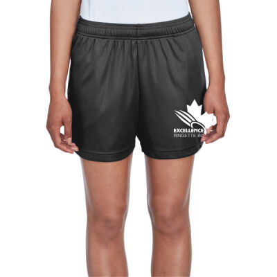 Team 365 Women's Excellence Ringette Emblem Printed Shorts Thumbnail